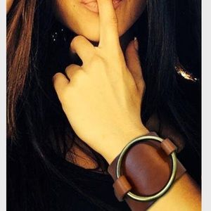 Genuine leather cuff